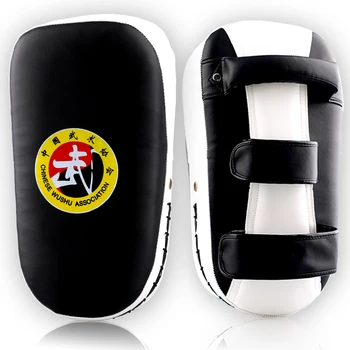 

Wholesale PU leather Sanda Foot Target Taekwondo Kick boxing Boxing Hand Feet Arc Target MMA Muay Thai TKD Punching Curve Pads