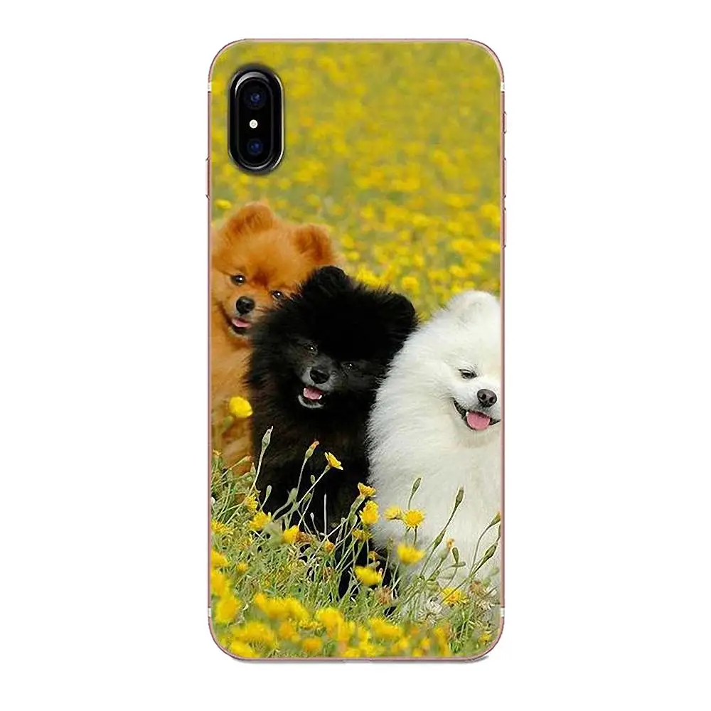 Чехол для телефона с рисунком милых померанских собак Galaxy J1 J2 J3 J330 J4 J5 J6 J7 J730 J8 2015