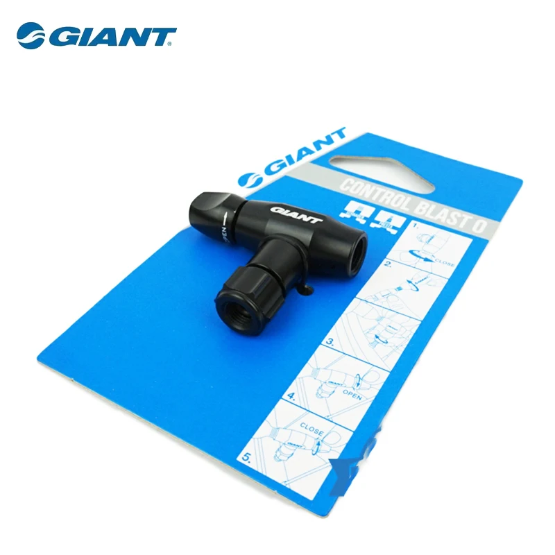 GIANT Bicycle mouth pump Control Blast CO2 Inflator Head Mini Pump road