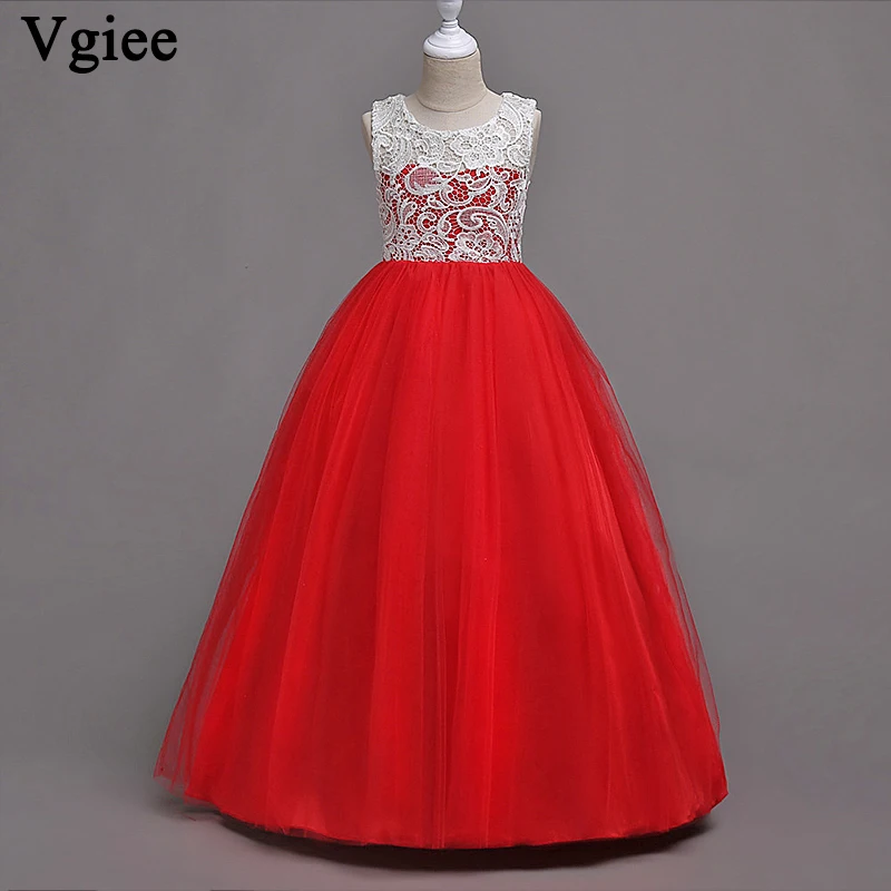 

Vgiee 2019 Kids Dresses For Girls Princess Party Baby Girls Baby Christmas Dress Cute Dress For Girls 10 To 12 Years CC041