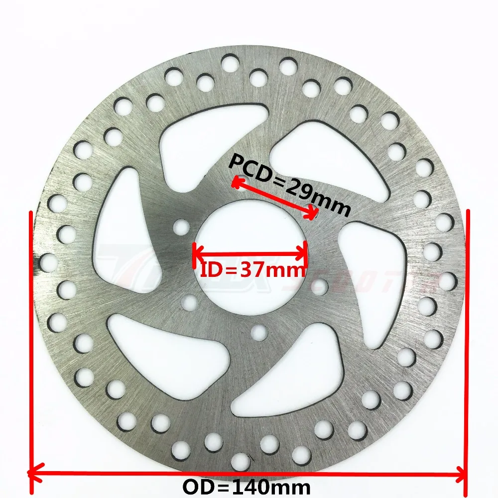 Electric Scooter Brake Disc 140mm(OD)*37mm(ID) Electric Bike Disc Brake