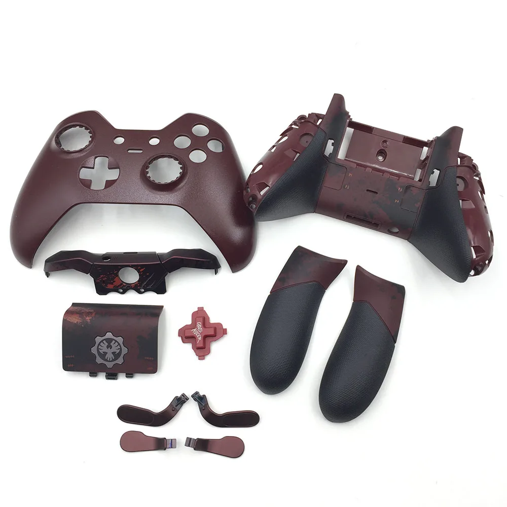 

Customer Design Used Matte For Xbox one Elite Controller Housing Shell LB RB Bumper Button Back Case Rubberised Grips