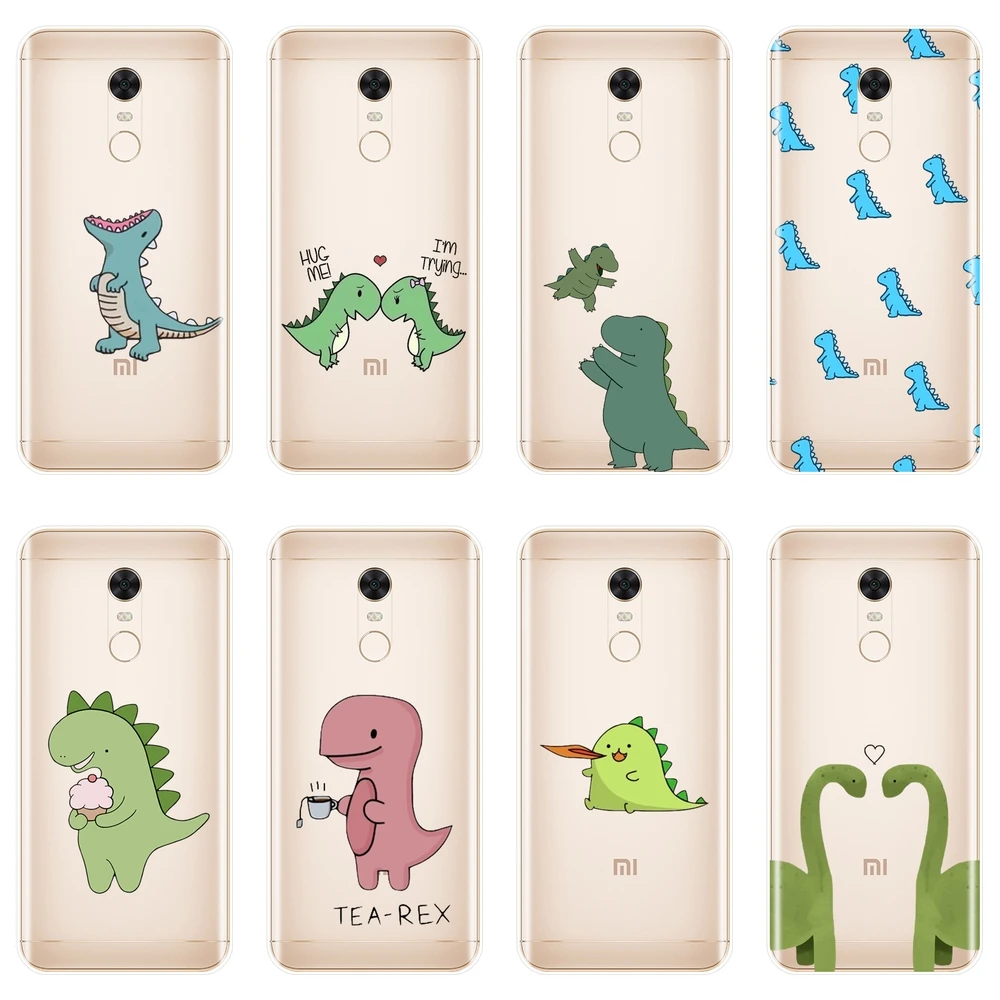 

Phone Case For Pocophone F1 Xiaomi Redmi Note 4 4X 5 5A 6 Pro Prime Redmi S2 4A 5A 6A 5 Plus Dinosaurs Silicone Soft Back Cover