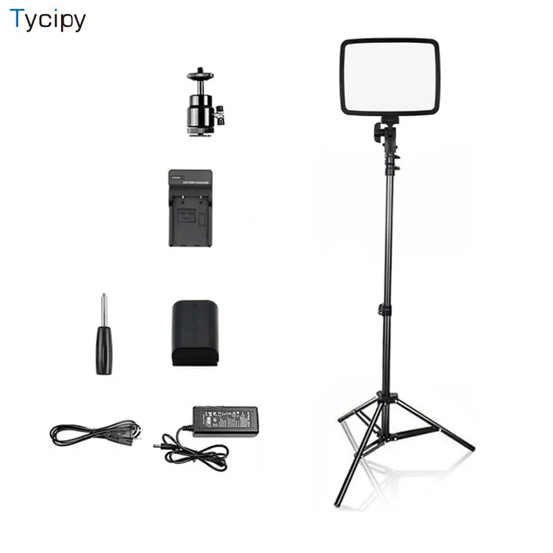 

Tycipy LED Video Light Dimmable Photography Camera Lamp Photo Studio For Nikon DSLR Camera Perfect gift