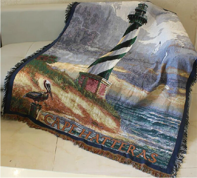 

High quality jacquard decorative carpet sofa mat children blanket spread carpet picnic blanket on the bed and table