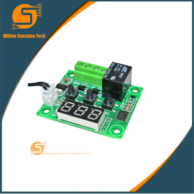 

1PCS W1209 DC 12V heat cool temp thermostat temperature control switch temperature controller thermometer thermo controller