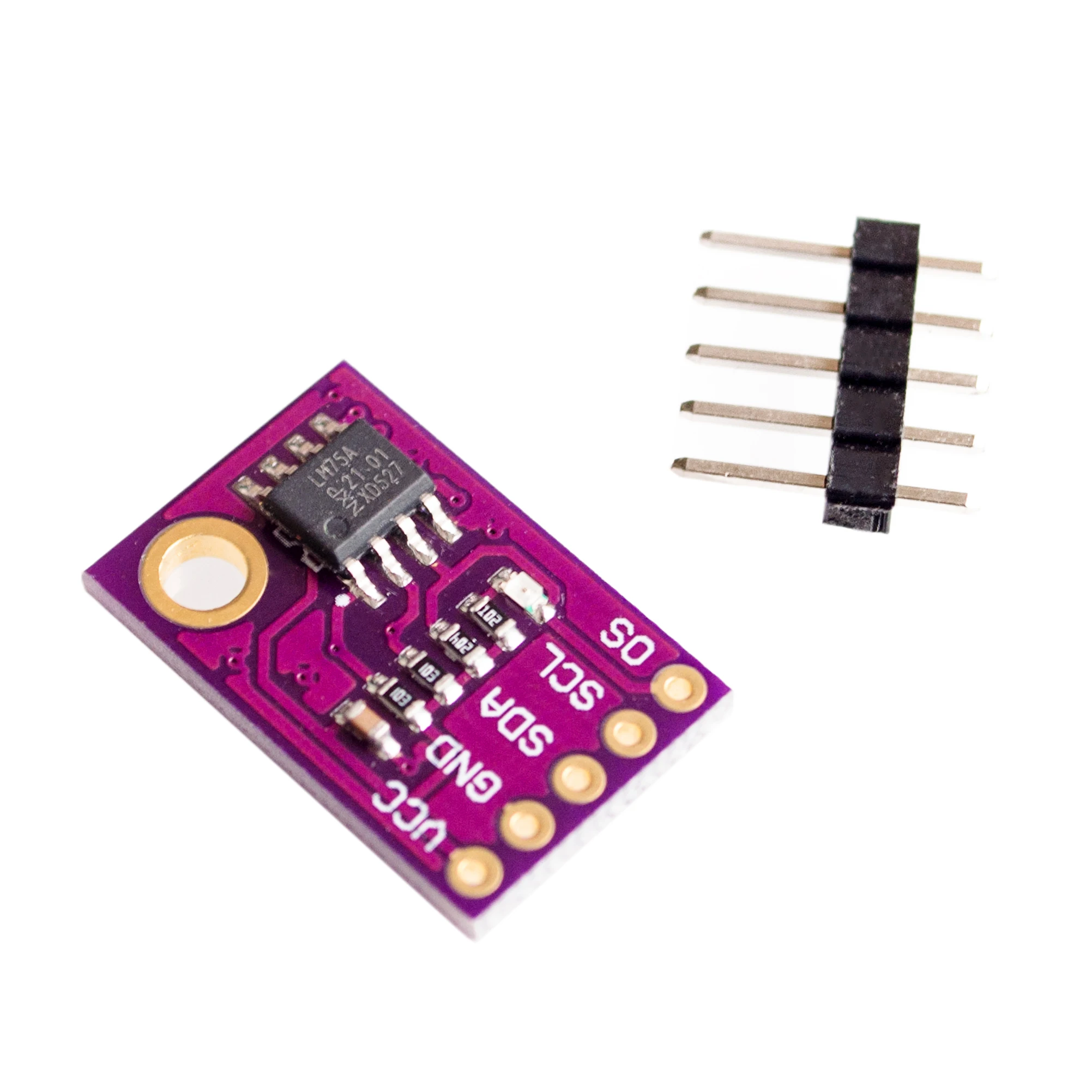 

LM75 LM75A temperature sensor high speed I2C interface high precision development board module