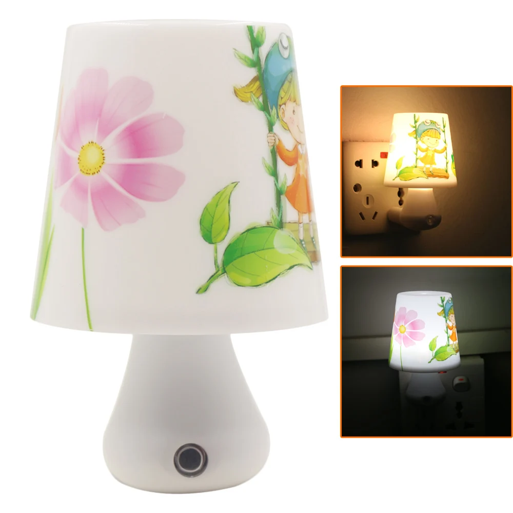 

(4pcs/Lot) Light Led Night Light 0.5W AC220V Night Lights with a Remote Control Dimmer for Children Cartoon Night Lamp Bedroom