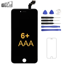 Grade AAA+++ White Black Display For iPhone 6 Plus LCD Touch Screen Panel Digitizer Assembly Mobile Phone Repair Replacement Grade AAA+++ White Black Display For iPhone 6 Plus LCD Touch Screen Panel Digitizer Assembly Mobile Phone Repair Replacement