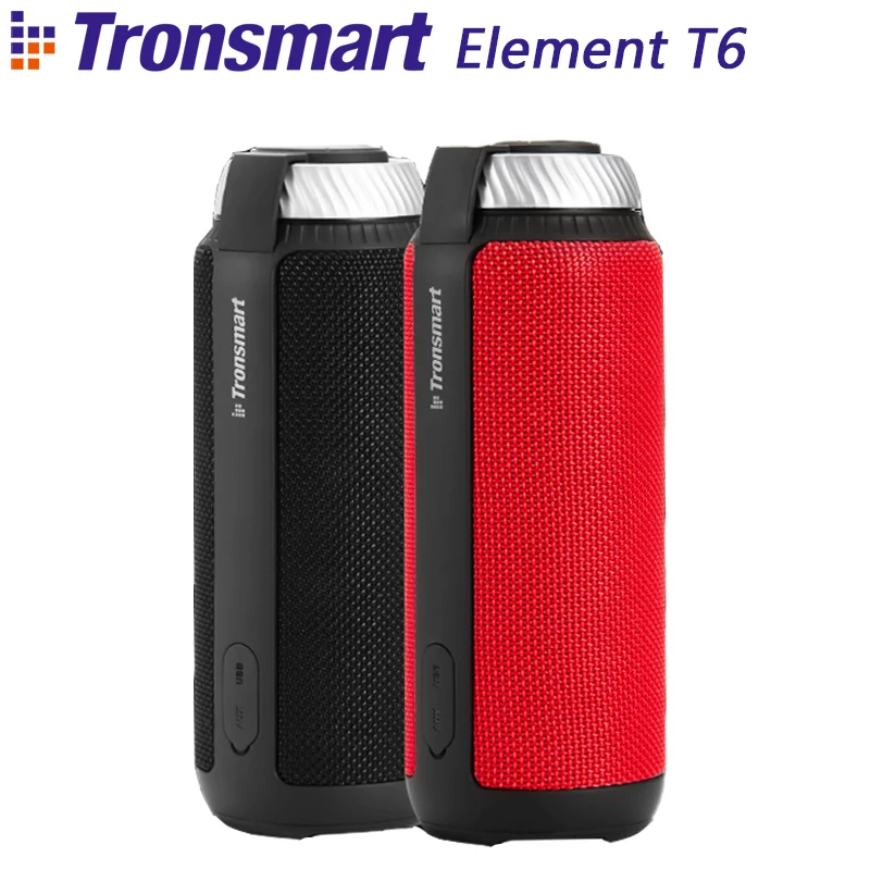 Tronsmart Element T6 Bluetooth динамик портативный беспроводной с 360 градусов стереозвуком для