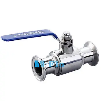 

3-1/2" 304 Stainless Steel Straight Clamp Sanitary valves Ball Valve Water Oil