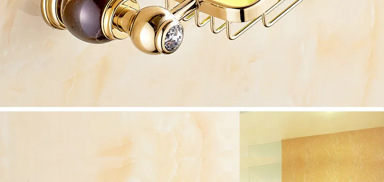 Jieshalang Jade золото Медь Туалет мыльница мыльницей творческий Европейский Мрамор Ванная комната Роскошный мыло стойку