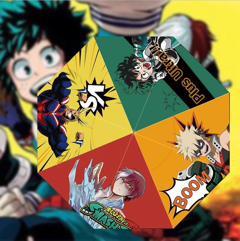 アニメ私のヒーロー学界僕なしヒーロー学界漫画折りたたみ傘 Bakugo Katsuki 傘メンズ女性グッズコレクション Costume Props Aliexpress
