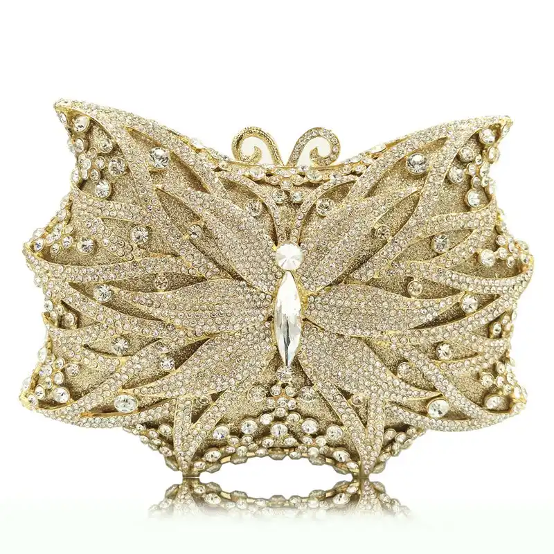 butterfly clutch purse