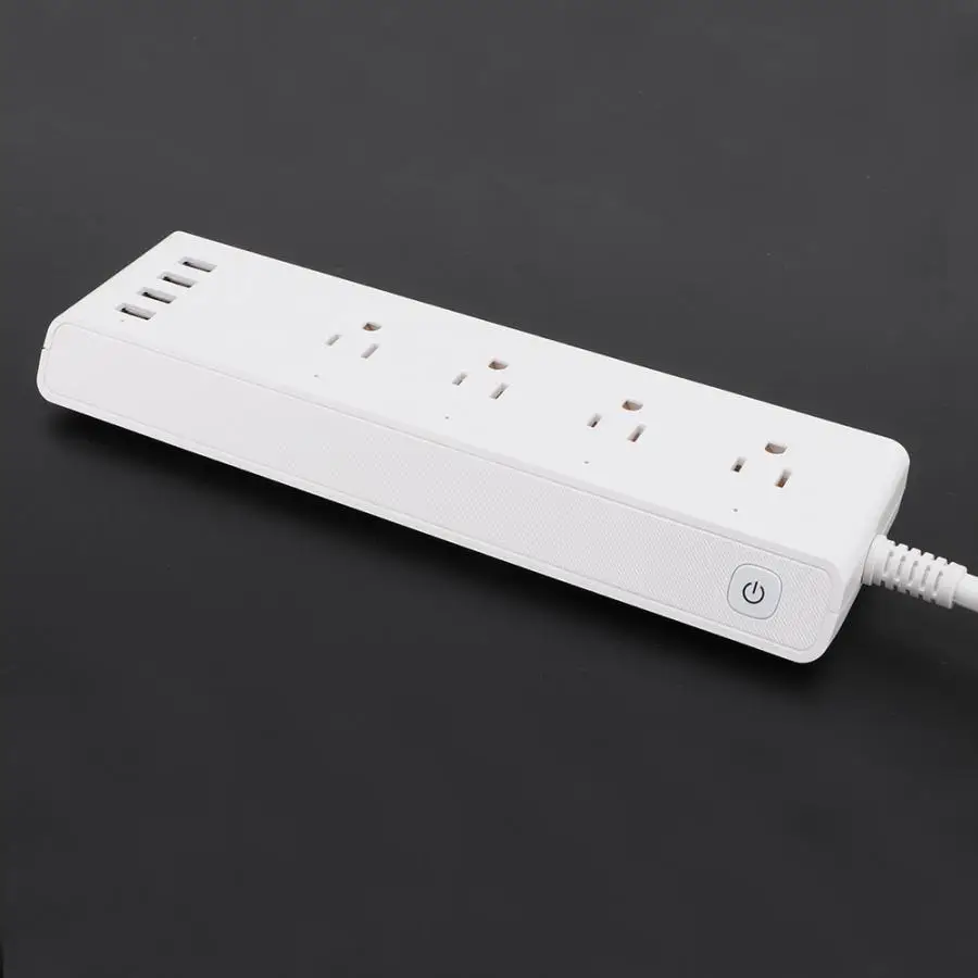 4 порта USB и штепсельные вилки стандарта США умная розетка с дистанционным