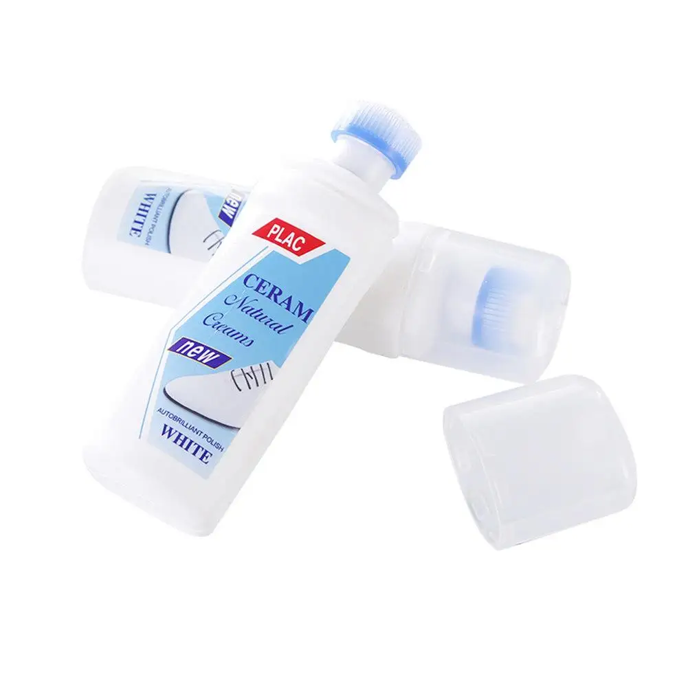 

1pc White Shoes Cleaner Whiten Refreshed Polish Cleaning Tool For Casual Leather Shoe Sneakers TB Shoe Brushes