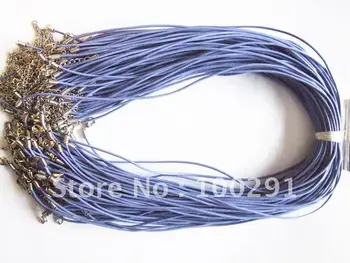

Free ship!!!! 500pcs 2mm purple round genuine leather cord pendant necklace 19inch -Need other colors, please leave a message