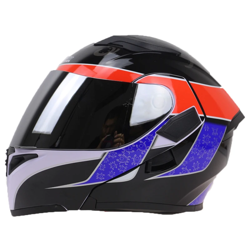professional flip up helmet JIEKAI 902 model 4 color glass available