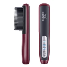 Портативный электрический выпрямитель для волос кисточки KD388B щипцы завивки кудри Керамика выпрямитель для волос с расчёской анти ожоги Stying Инструменты