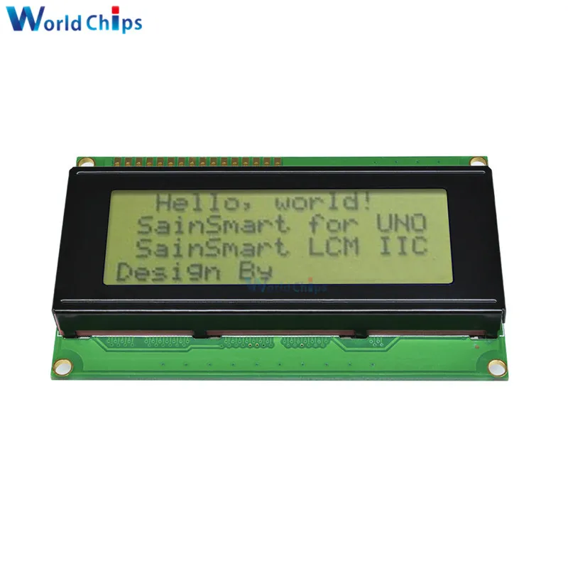 Yellow on Green 20X4 204 2004 Standard Character LCD Module Display Screen LCM