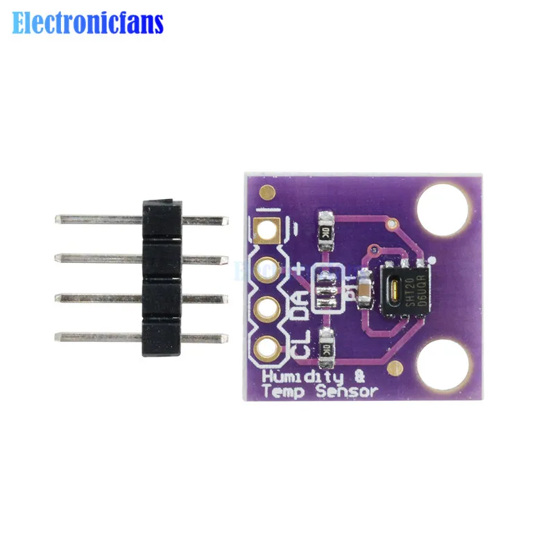 GY-213V-SHT20 SHT20 датчик измерения температуры и влажности Модуль секционных преобразователей IIC IEC 1,5 V-3,6 V Модуль платы