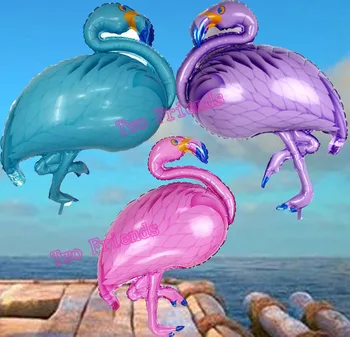 

30pcs Flamingo foil balloons Hot bird birthday party decoration children classic toys Inflatable helium ballons party supplies