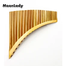 Китайский традиционный музыкальный инструмент 22 трубы Pan флейта G ключ Pan трубы духовой инструмент натуральный бамбук Pan Флейта в G ключ