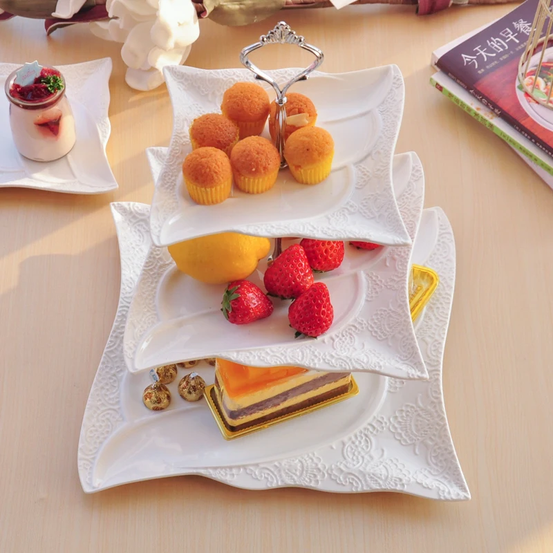White Bone China Cake Stand White Bone China Cake Stand