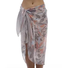 Модные женские саронги Цветочный Мягкий вискозный бикини парео пляжный саронг Купальник Batik купальный костюм Coverups V9A18824