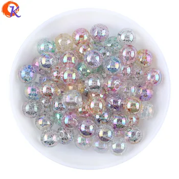 

New Arrival Free Shipping 480pcs/lot 12mm Mix Color Acrylic Bead With Powder Inside Bead For Handmade Jewelry Making CDWB-701130