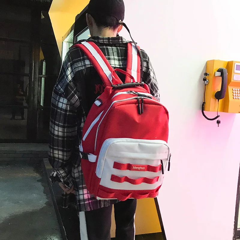 Classic Backpack for Teenage Girl Boys Mochila Feminina Women School Backpacks Men Nylon Waterproof Casual Laptop Bagpack Female (41)