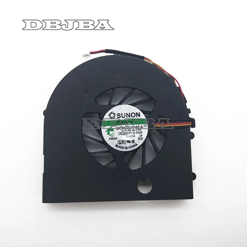 Ноутбук вентилятор процессора охлаждающий вентилятор для Dell XPS M1530 1530 PP28L GC055515VH-A Процессор кулер