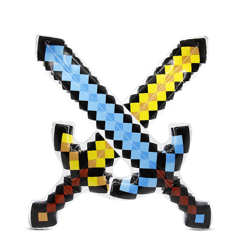 Новые Высокие качественный воздушный шар мечи идеальные Minecraft мечи алмазные шары меч экшн-вечерние игрушки рождественские подарки дети Minecraft - изображение