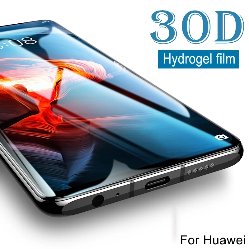 30D Гидрогелевая защитная пленка на huawei mate 20 Lite Pro P20 lite pro Защитная для экрана 10 не