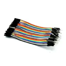 40pin dupont кабель Перемычка провода dupont линия мужчин и женщин dupont линия 10 см 1P диаметр: 2,54 мм