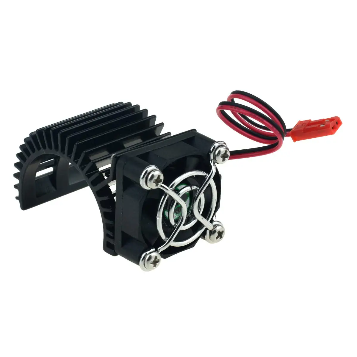 

RC Car Accessories1/10 RC 540/550 Motor30mmCooling Fan Aluminum Heat Sink for 1:10 HSP Truck Buggy Crawler RC Rock Himoto Tamiya