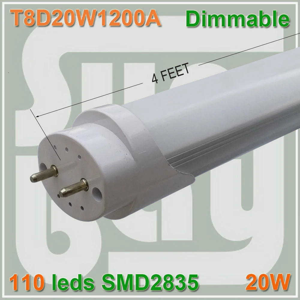 50pcs lot free shipping Dimmable font b LED b font font b TUBE b font T8
