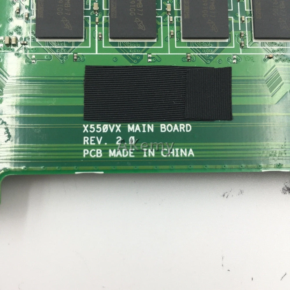  Akemy X550VX Laptop Motherboard For ASUS X550VX X550VQ K550VX FH5900V Mainboard REV 2.0 GTX950M 4GB
