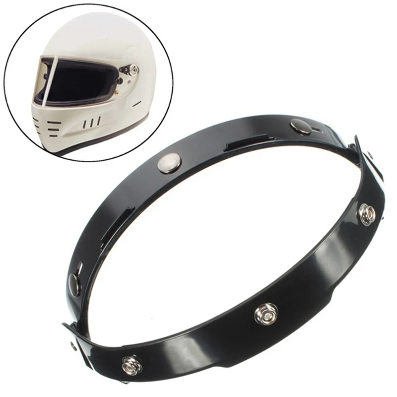 Black Adapter Flip Up Base Attachment for Motorcycle Bubble Shield Visor Mask