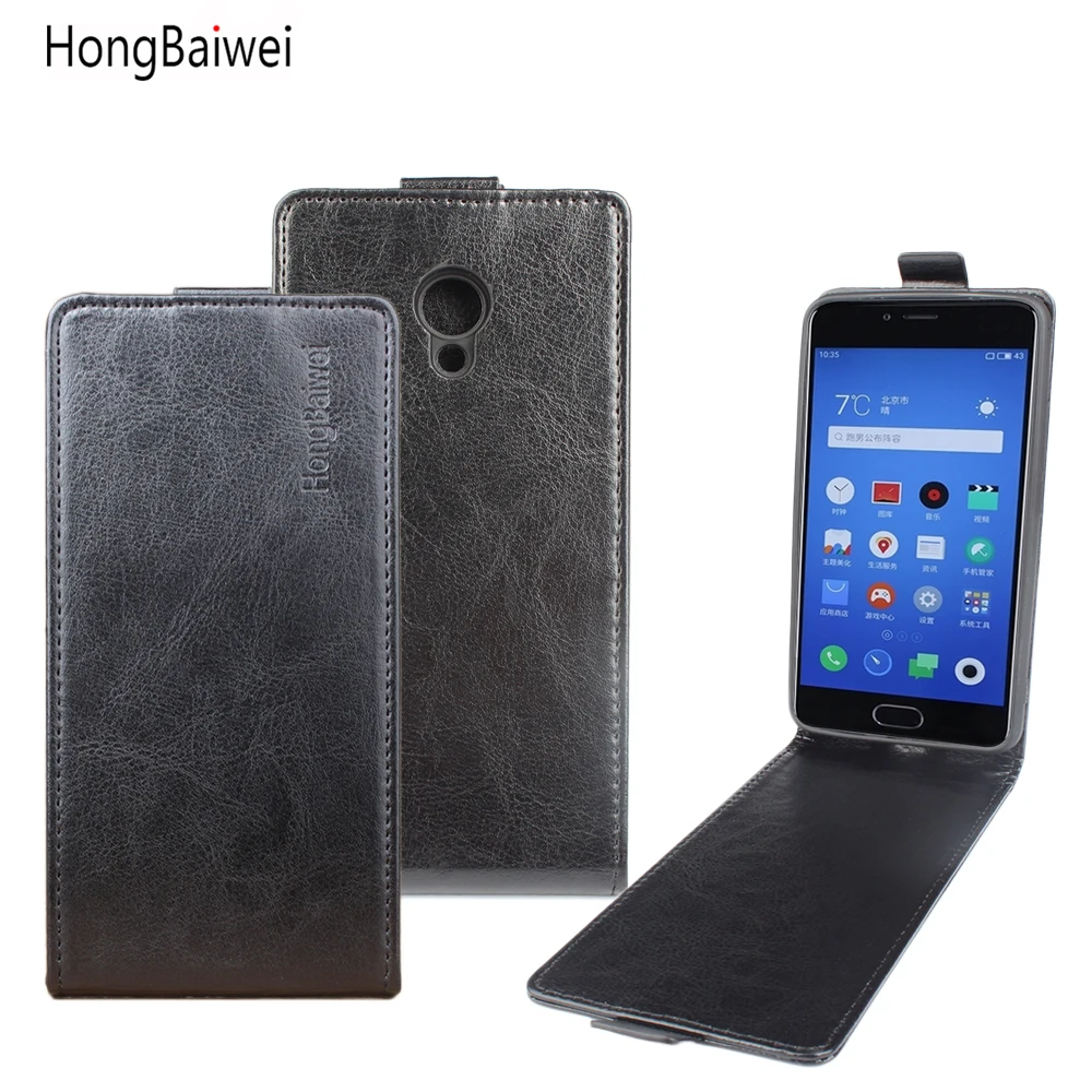 

HongBaiwei for Meizu M5S Flip Case Luxury Leather Case Cover for Meizu M5S Magnetic Protective Shell for 5.2'' Meizu Meilan 5S