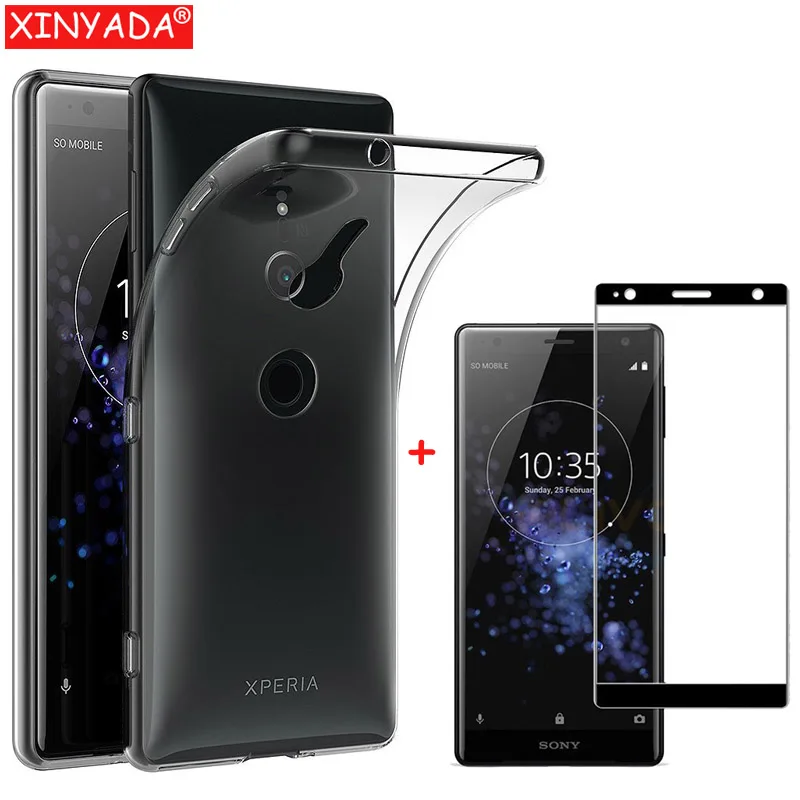 Мягкий прозрачный чехол для телефона Sony Xperia XZ3 XZ2 Compact XZ1 Mini Premium XZ задняя крышка