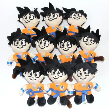 

Dragon Ball Z Son Goku Vegeta Mini Plush Pendant Toys Soft Stuffed Animal Dolls 10pcs/lot