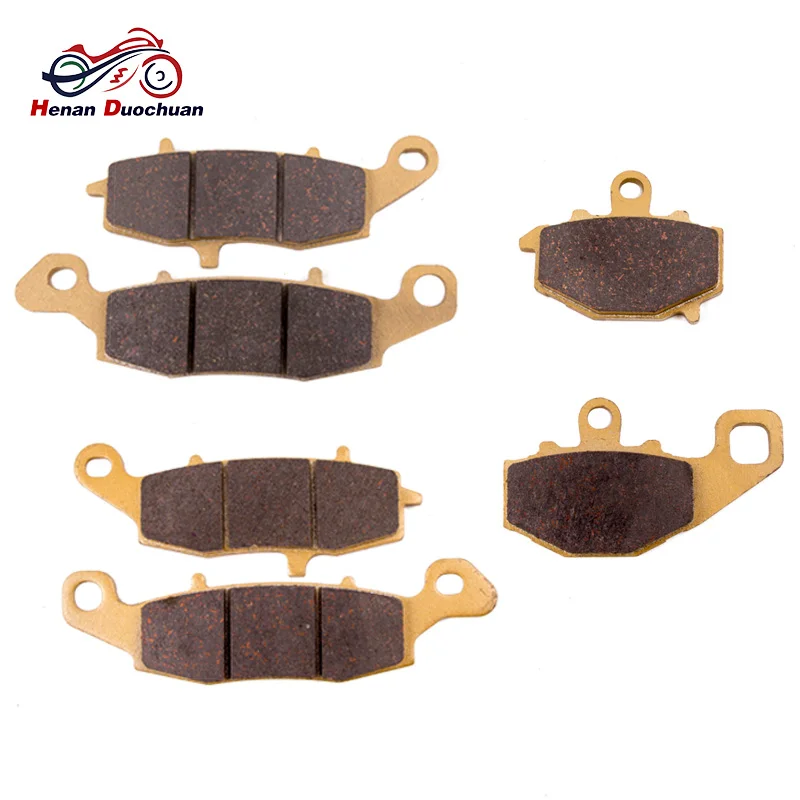 3 пары передних и задних тормозных колодок для KAWASAKI ZRX 400 ER 6f KLE 650 Z 750 GPZ 1100 CF MOTO NK WK #
