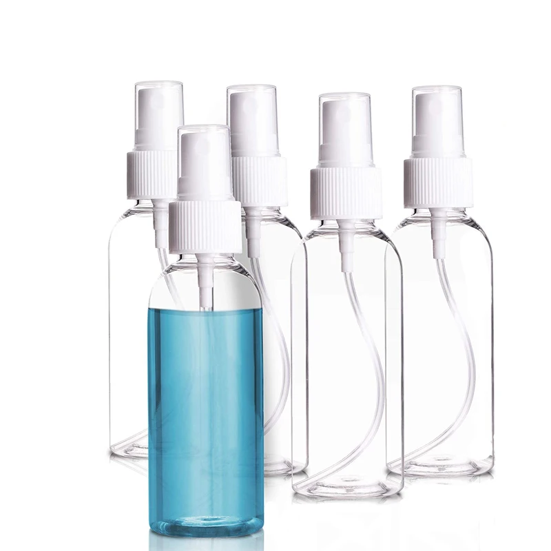 

10pcs Clear Plastic Portable Perfume Spray Bottle 60ml Empty Perfume Bottles Refillable Mist Pump Perfume Atomizer Travel