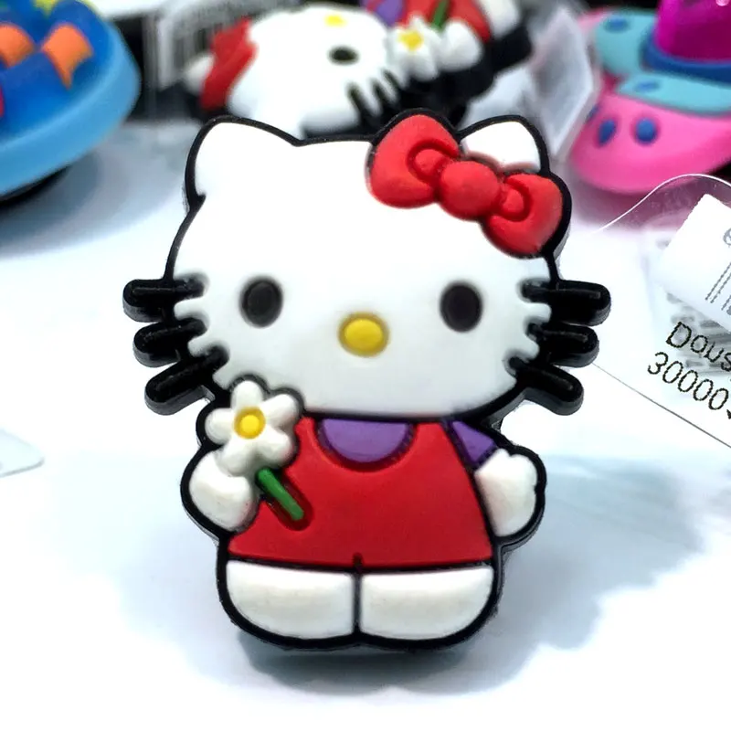 1 шт. Высокое качество hello kitty Горячие обувь с мультяшками амулеты аксессуары вечерние украшения для дома дети подарок Мода - Цвет: 085 15