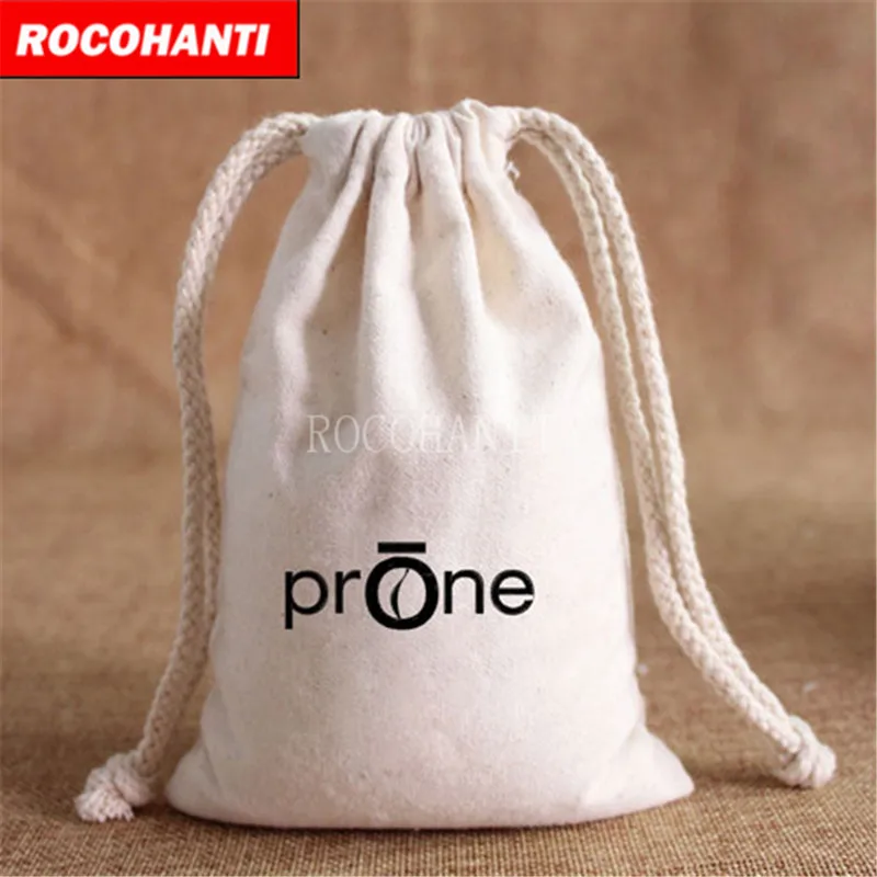 white canvas drawstring bags