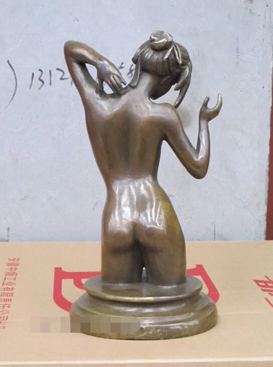 rui 11&quotWestern Art Bronze sculpture Beautiful sexy Bust Naked for beauty statue | Дом и сад