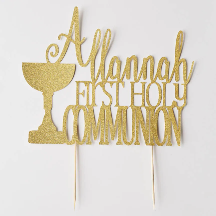 Торт Топпер Первое причастие центр религиозные центральные части|cake topper|topper