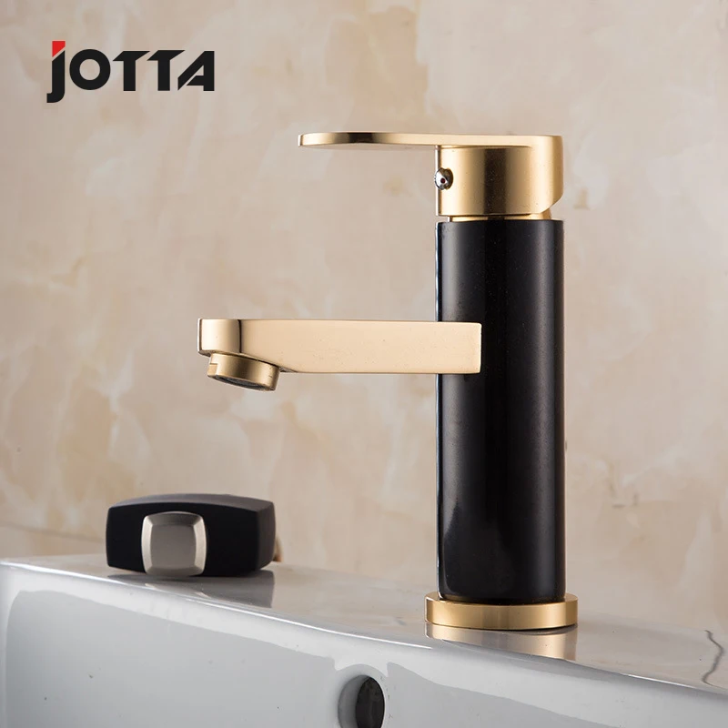 Space aluminum single hole basin lavabo faucet bathroom hot and cold water faucet washbasin  basin mixing water valve