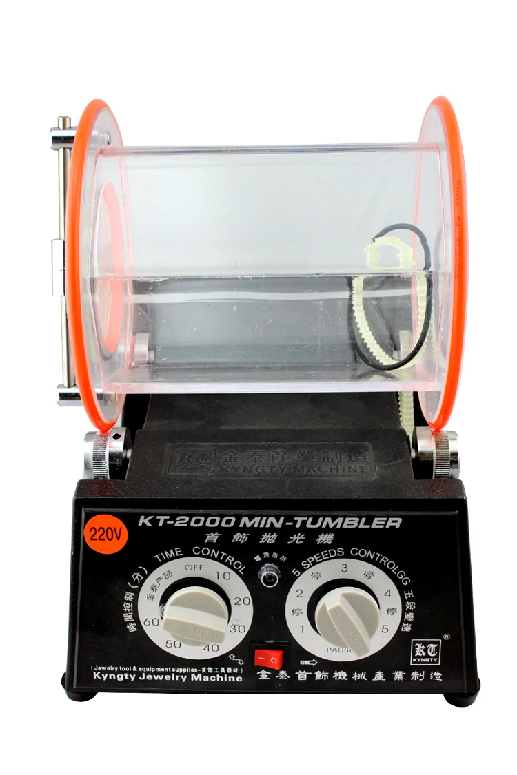 Hot Sale KT 2000 Jewelry Drum Polishing Machine,Jewelry Polishing Drum